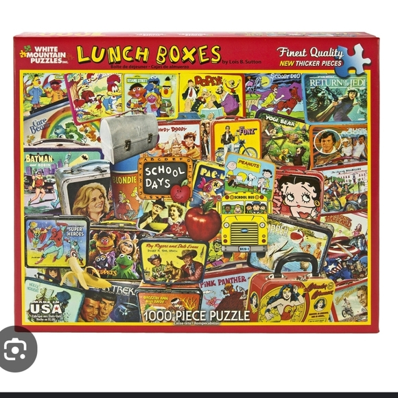 White Mountain Other - White Mountain Vintage Lunch Box Puzzle Multicolor